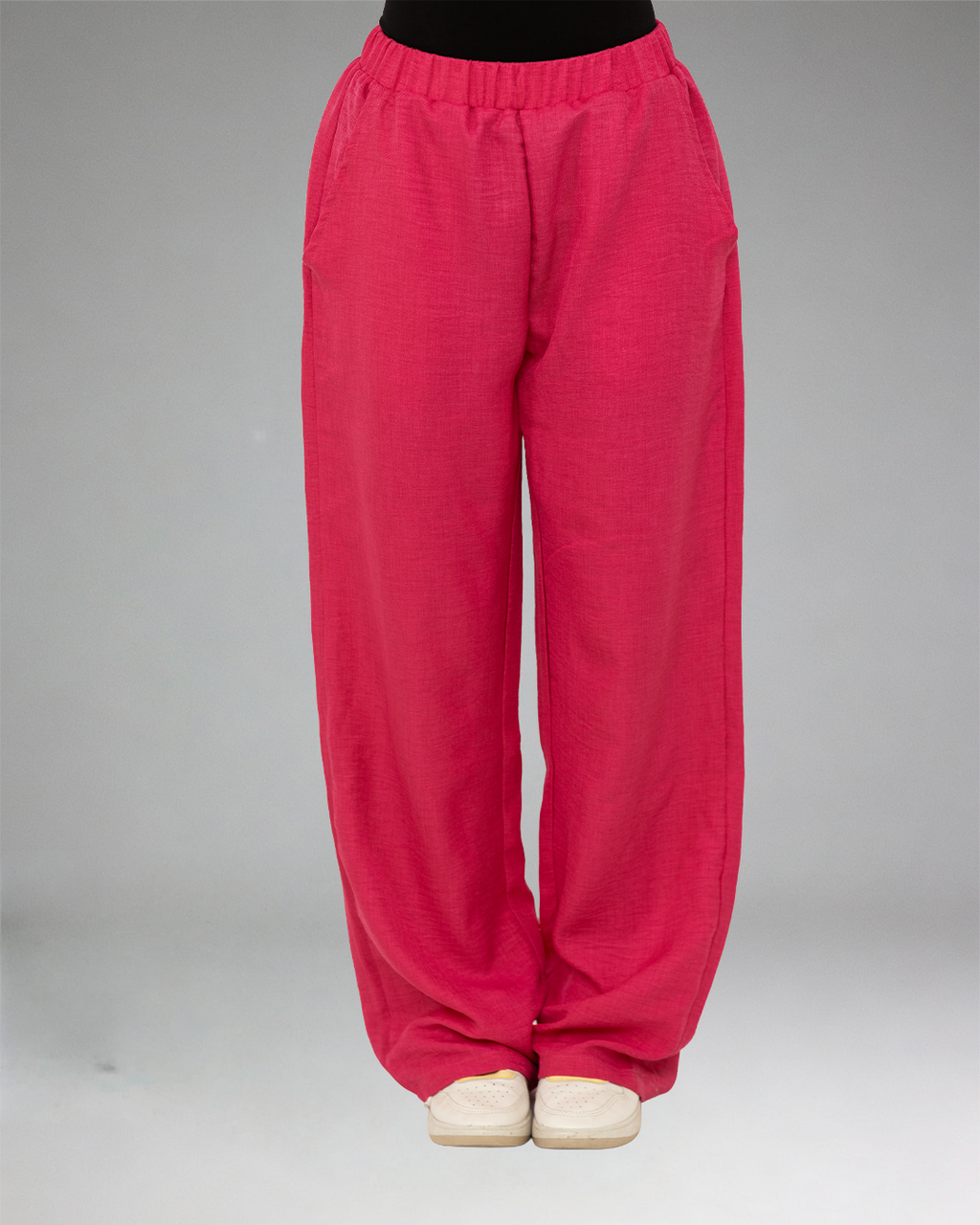 Women RED Casual Set (Top & Pants)