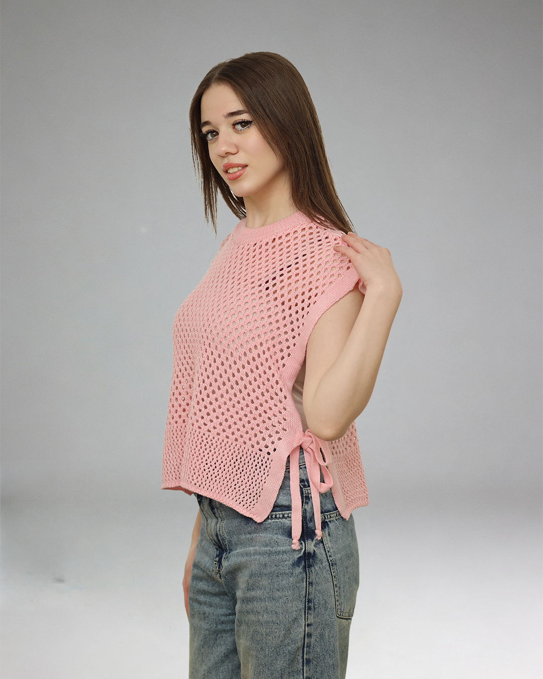 Pink Top Cardigan