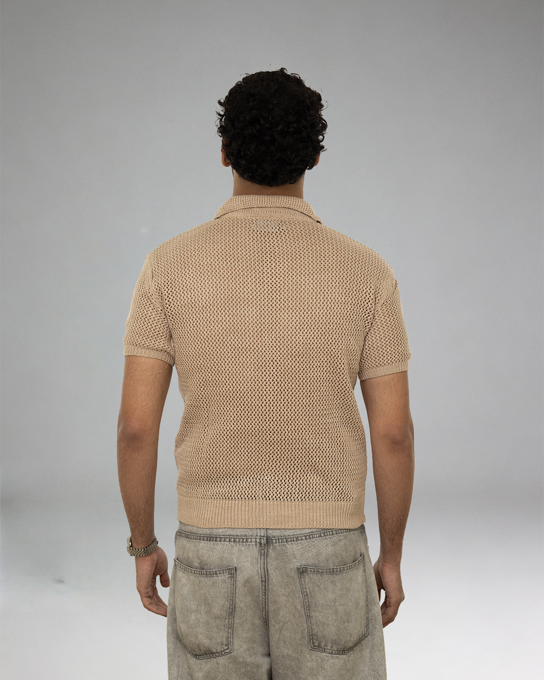 Premium Textured Knit Polo 2211