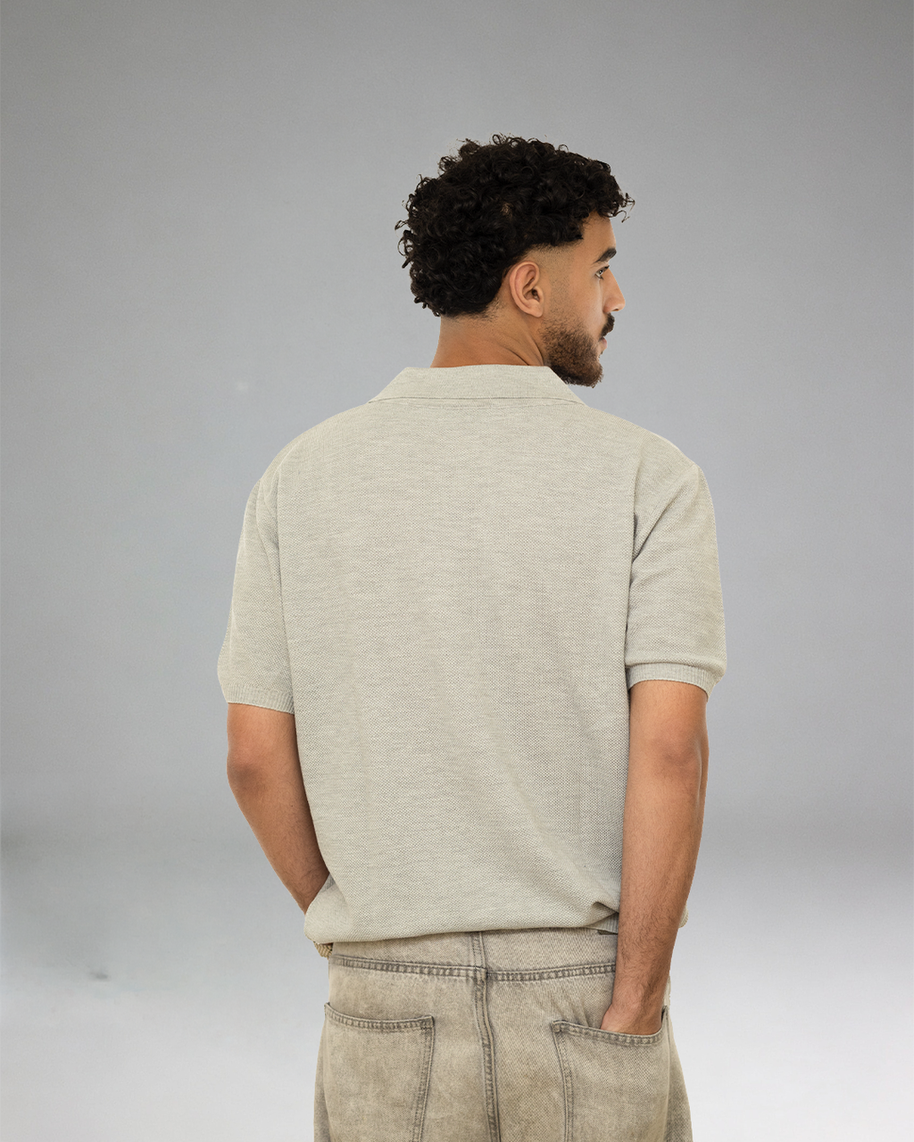 Premium Textured Knit Polo 2203