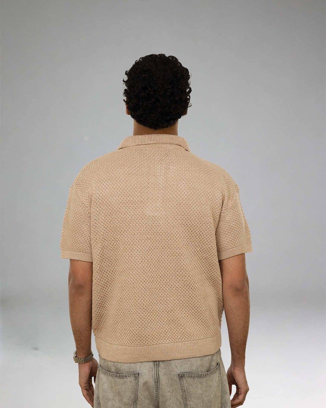 Premium Textured Knit Polo 2210
