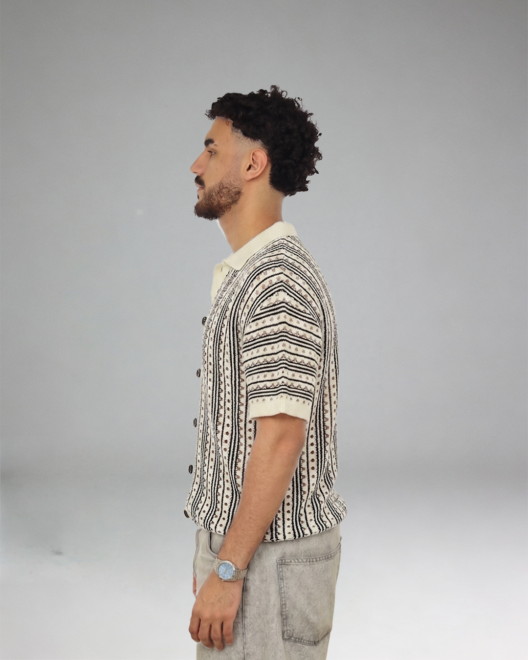 Premium Textured Knit Polo 2205