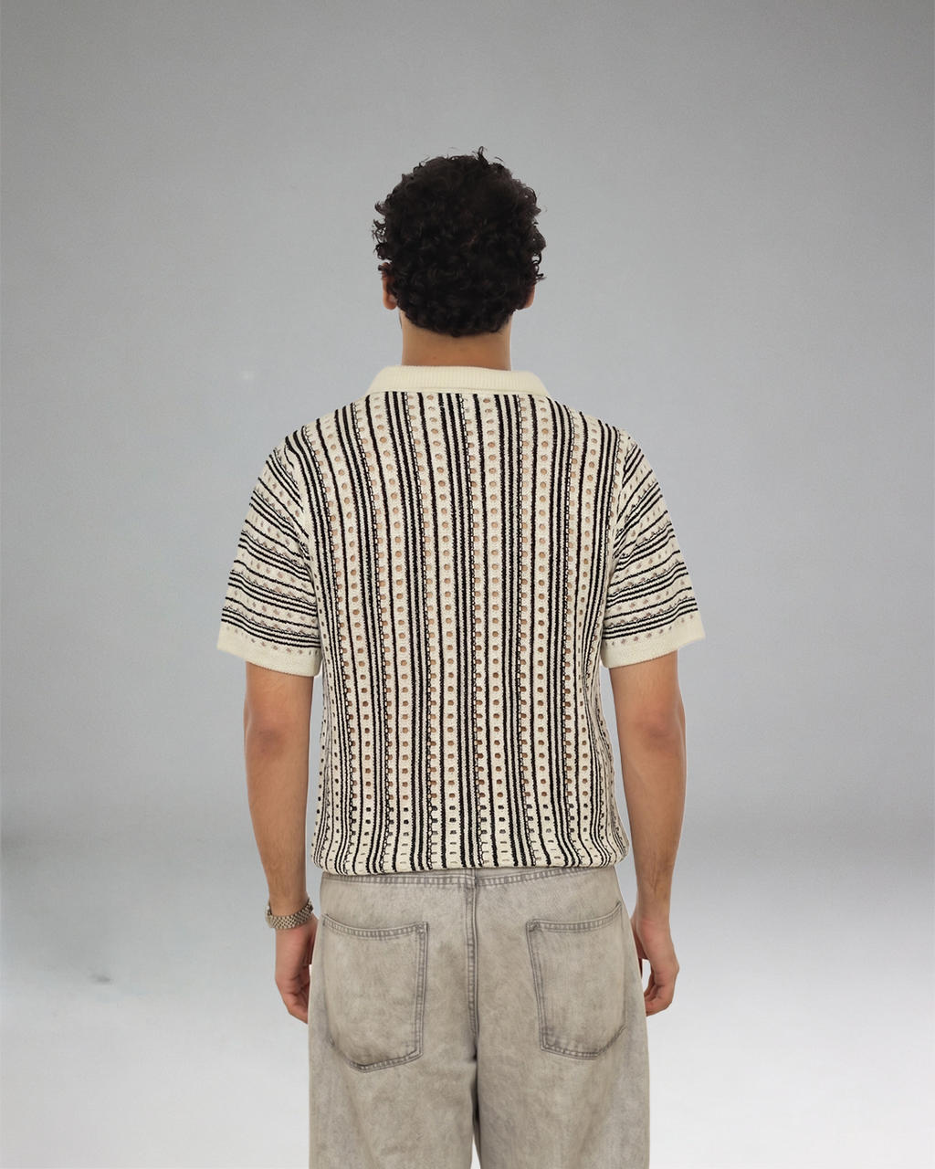 Premium Textured Knit Polo 2205