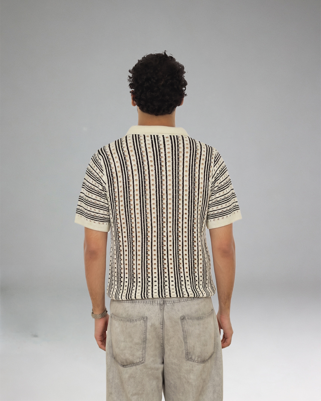 Premium Textured Knit Polo 2205
